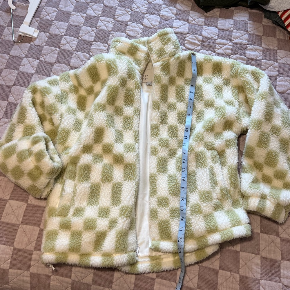 Checkered Fleece Jacket